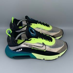 Nike Men’s Air Max Running Shoes - Black/Volt/Teal